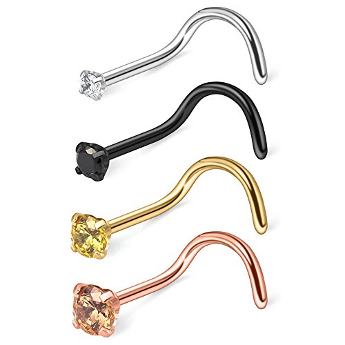 Ruifan 18G 1.5mm 2mm 2.5mm 3mm 3.5mm 4mm ���E���h�_�C�������h CZ �m�[�Y�X�N�����[�X�^�b�h�����O �s�A�X�W���G���[ 4�`12��