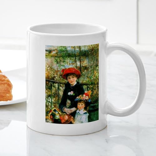 Taza de cerámica Renoir Two Sisters 11 oz miniatura 4