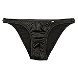 [ラ ポーム] ビキニショーツ ヌメ感光沢 スーパーWET メンズビキニ ハーフバック ハーフシーム×密着フィット ラポームオム 日本製 622039 ブラック