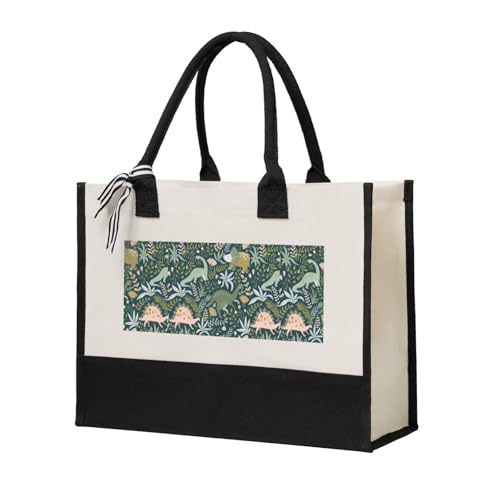 Sac en toile dinosaure femme respectueux de l'environnement