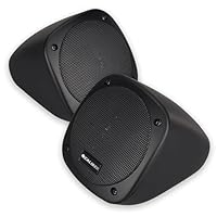 Caliber Auto Lautsprecher - Auto Lautsprecher Set - Aufbaulautsprecher Auto Boxen - Lautsprecher für Auto - 80 Watt - Schwarz