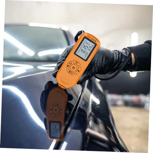 Medidor portátil de espesor de recubrimiento para automóvil, probador preciso de pintura para uso automotriz, diseño para bicicletas anodizadas y más, esencial para mantenimiento industrial miniatura 5