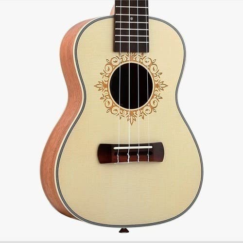 Ukulele Concerto Concert Acústico Spruce Wood 23 Polegadas