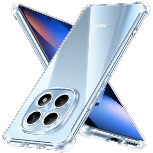 FLLAO Funda para Xiaomi Redmi Note 15 4G/5G, Transparencia
