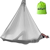 (ギグアント) GiGant エアリアルヨガ 専用 5ｍ×2.8ｍ ハンモック 単体 空中ヨガ 反重力 エクササイズ エアロ ヨガ 国内正規品 (シルバーグレイ)