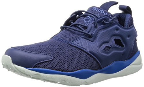 Reebok Furylite Tm, Low-Top Chaussures homme, Multicolore (Azul / Blanco (Midnight Blue / Blue Sport / Opal)), 42.5 EU
