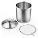 Cook N Home Speciality Oil Grease Storage Can with strainer, 3.5 quarts, Steel,2651