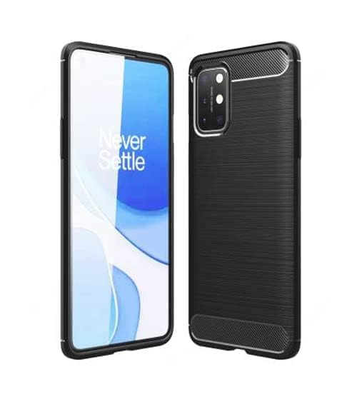 Image of Hybrid Carbon Fiber Back Case for Oneplus 8T (Black)