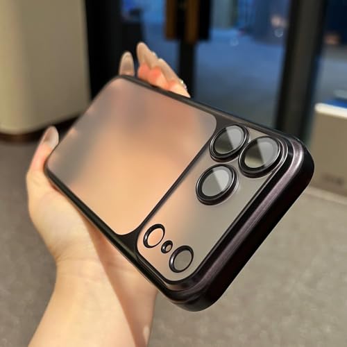Coque de luxe mate pour iPhone 15 Pro Max finis les reflets et les traces de doigts