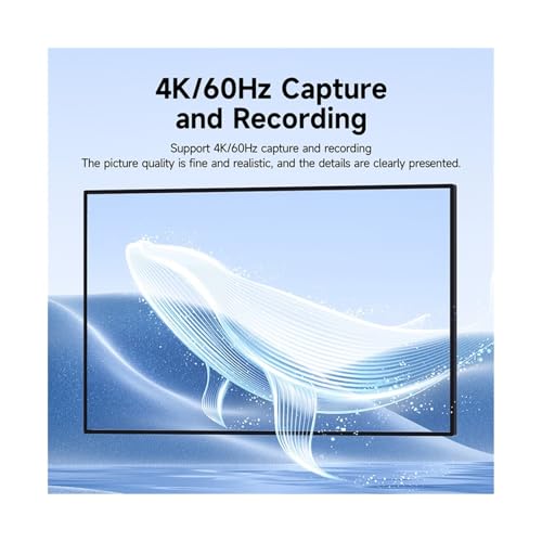Carte de capture vidéo 4K à fluidité VRB RVB Passthrough et recharge rapide PD 100W intégrée