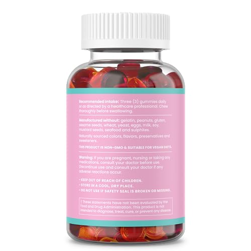 LaVie Fiber Gummies for Women, Pregnancy and Postpartum Sugar Free Gummies, Fiber Supplements, Plant Based Prebiotic Fiber, Fiber Gummy, Mixed Fruit Flavor, 60 Count - Image 8