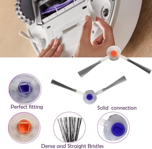 Image of Keyisha Robot Vacuum and Mop Side Brush Compatible with Narwal Freo Z Ultra | Freo | Freo X Ultra | Freo X Plus