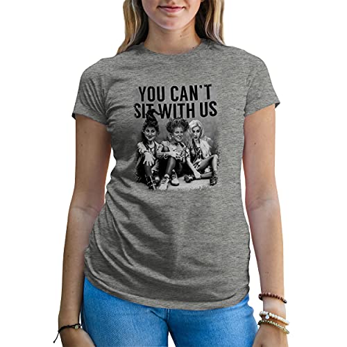 B&S Boutique You Can't Sit with Us Hocus Pocus Witchers T-Shirt Femme Gris Size XXL