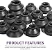 Shakas 14 PCS Tie Rod Boot, Tie Rod End Boot, Car Suspension Steering Parts Accessories,Fit for Most Vehicles (Black)
