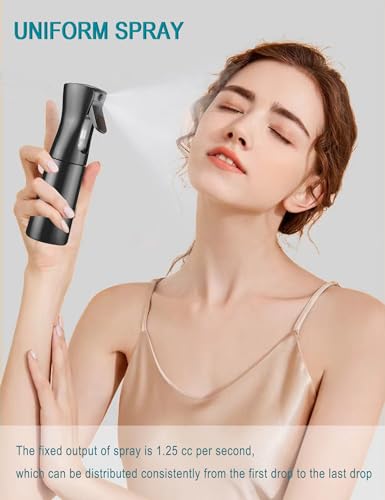 2 Pack Water Spray Bottle,300ml Ultra Fine Continuous Spray Water Bottle Water Atomizer Pressure Spray, Hair, Plants, Hair Salon, Skin Care, Cleaning – Bild 3