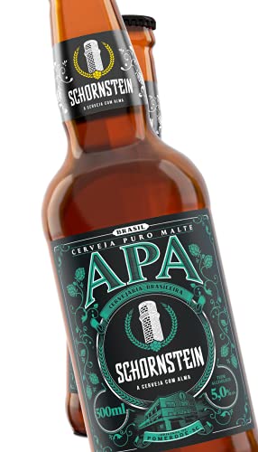 Cerveja Artesanal Schornstein Apa Garrafa 500Ml