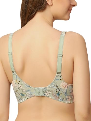 Image of Triumph International Women's Polyamide Wired Casual Minimiser Minimizer Bra (151I201 Green