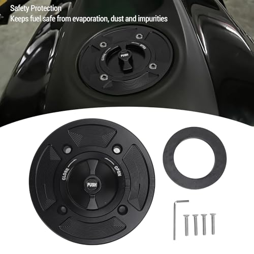 Tapa de tanque de aluminio CNC Ejoyous con protección premium para moto Z900 4
