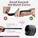 Andlane Hair Bun Maker French Twist Hair Fold Wrap Snap - Ballet Bun for Women and Kids (1 Black, 1 Brown)