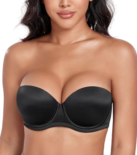 DotVol Women's Multiway Push Up Convertible Underwire Strapless Bra Thick Padded Everyday Bra3