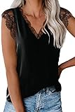 lime flare Women Sexy V Neck Lace Trim Satin Cami Tank Tops Dressy Silk Summer Tee Shirt Camisole...