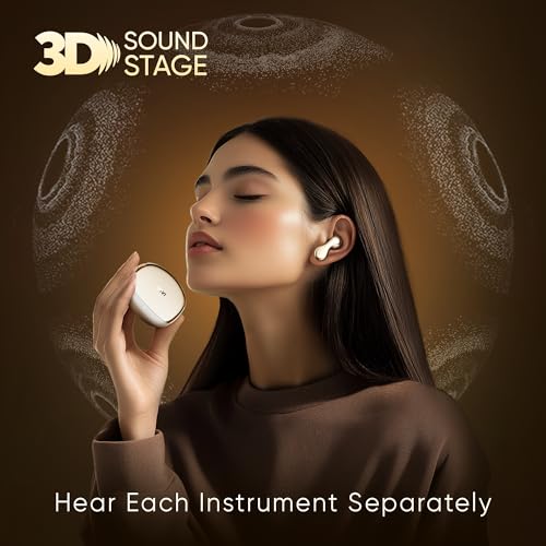 Image of Mivi SuperPods Immersio[Flagship Launch] | Dolby Audio, 3D Soundstage, 60H Battery, AI-ENC Mic, BT 5.4 | Ear Buds Wireless with Deep Bass, Fast Charging, in-Ear Bluetooth Earbuds