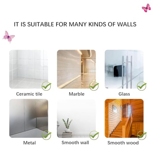 Image of SpecialYou Butterfly Wall Stickers for Home Decoration, Home Decor, Wall Decor Items for Living Room, Room Decoration Items, Stickers Sets - 12pcs (12, Pink)