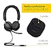 immagine 4Jabra Evolve2 40 Cuffie Stereo Professionali Certificate Microsoft Teams e con Tecnologia di Chiamata a 3 Microfoni, Cavo con Entrata USB-A, Nero