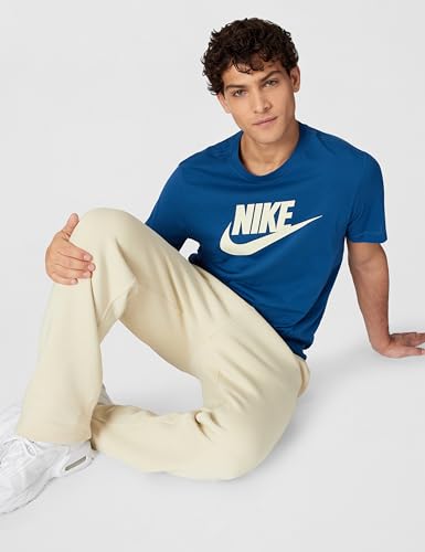 Image of Nike Men's Club Open Hem Brushed Fleece Pants