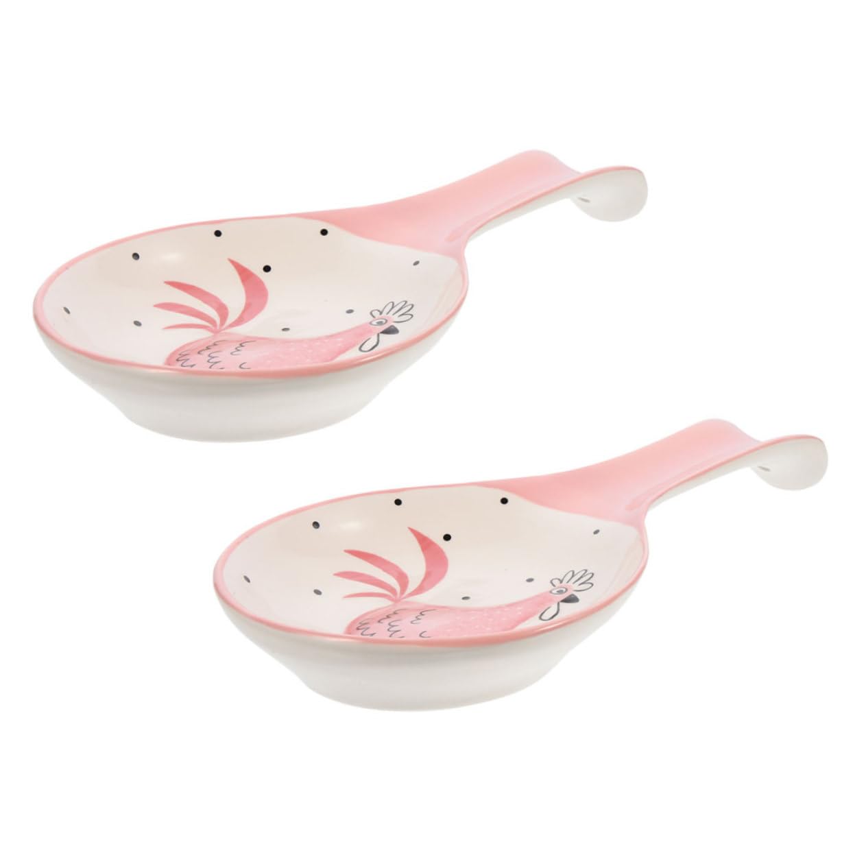 2pièces Repose-cuillère Cuisine Pratique Support Cuillère Robuste Lot de Repose-cuillères pour Table Empêche Roulement Organise Cuisine Délicatement