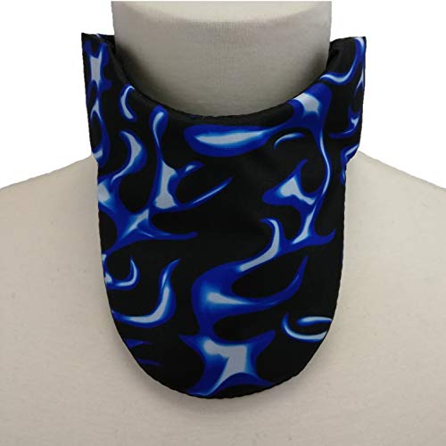 Thyroid Shield Soft, Made in USA Radiation X-Ray Protection in Blue Flame â€¦ (Blue Flame)