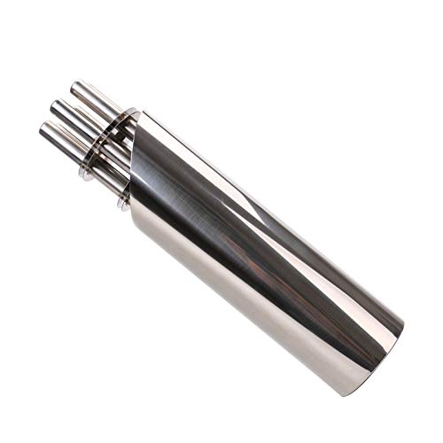 バイクスリップオンマフラー バイクサイレンサー ガトリング砲 ねじで固定する 回転可能 汎用 長さ418mm