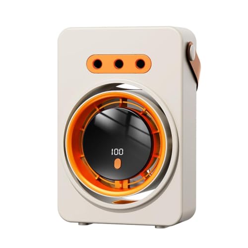 Ventilador portátil de pared y cinturón compacto de 22.5 cm con tanque de agua 8