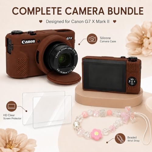 Funda de silicona para Canon PowerShot G7 X Mark II miniatura 3