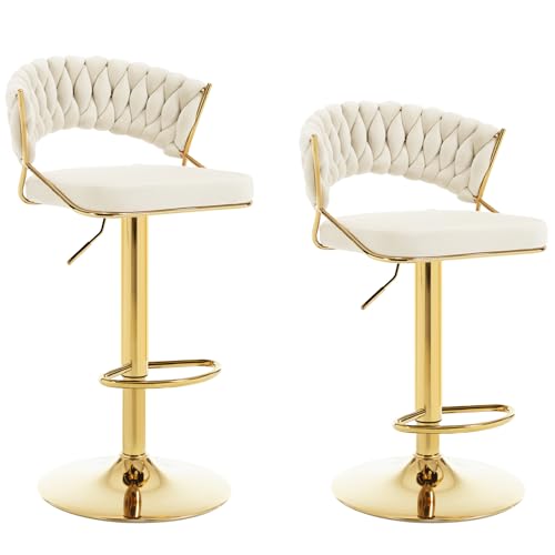 WOLTU Taburete de Bar Juego de 2 Taburete