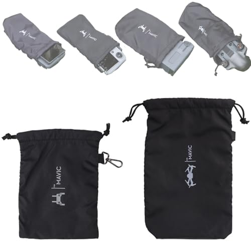 Honbobo Housse Sac Souple pour DJI Mavic 4 Pro/DJI RC Pro 2/DJI RC 2/DJI Mavic 3 Pro (Drone + Remote Control Case)