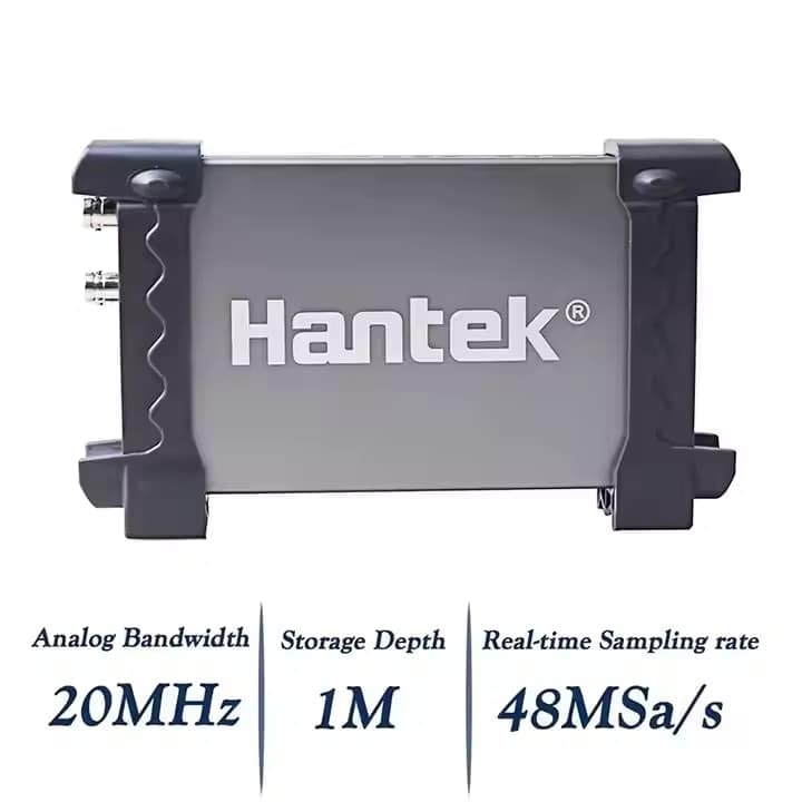 Hantek 6022BL przenośny oscyloskop cyfrowy USB 2-Ch 20MHz 48MSa/s + 16-Ch analizator logiczny