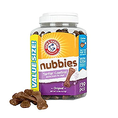 Arm and Hammer for Pets Nubbies Tartar Control Dental Treats for Dogs