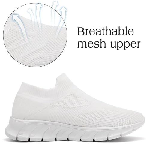 Womens Tennis Shoes Sneakers Slip on Walking Running Gym Non Slip Work Athletic Lightweight Workout Breathable Casual Shoes2