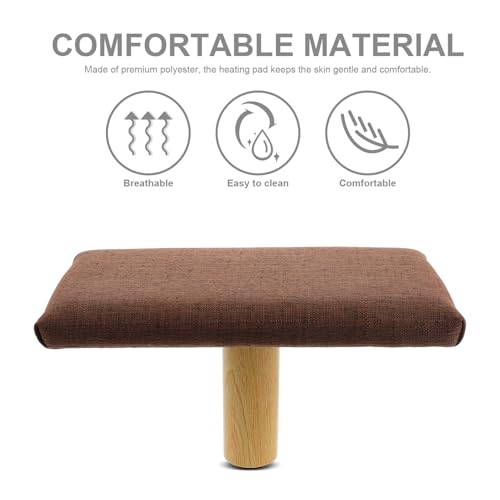 Tabouret à genoux en bois naturel compact Hemobllo pour méditation - 5