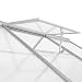 TecTake Invernadero de jardín policarbonato Transparente Aluminio casero Plantas Cultivos 4,09m³ -...