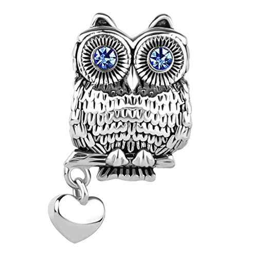 Charm de búho para regalo de cumpleaños de hija o nieta compatible con pulsera