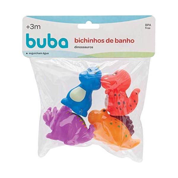 Buba Bichinhos Para Banho Dino Colorido - Imagem 7