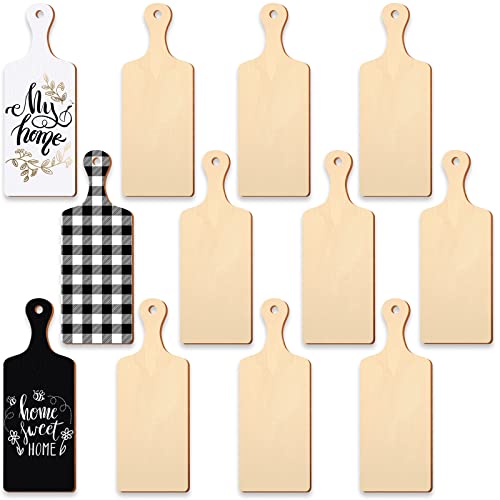 Marsui Set 12 Tablas de Cortar Mini Madera con Mango miniatura 1