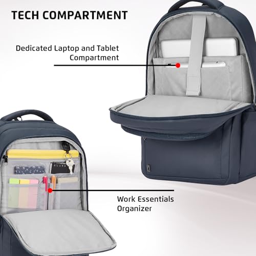 Image of Safari Tux 30L Formal Laptop Backpack Bag for Men & Women, Ideal for Office Use /School /College Boys and Girls, 2 Compartment, Premium PU Fabric, Antitheft, Trolley Sleeve & Organizer