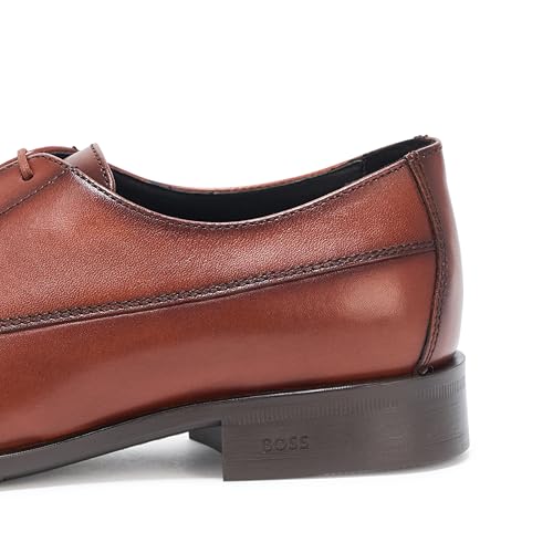 Image of BOSS Colby Smooth Leather Derby Dress Shoe