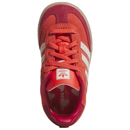 Adidas Orininals Samba - Girls' Toddler (JS3530, Bright Red/Cream White/Team Victory Red)4