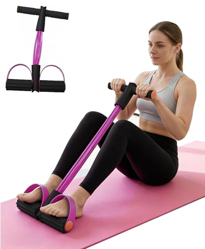 FENFATUO Pedal Resistance Bands with Handles for Home Work Out
