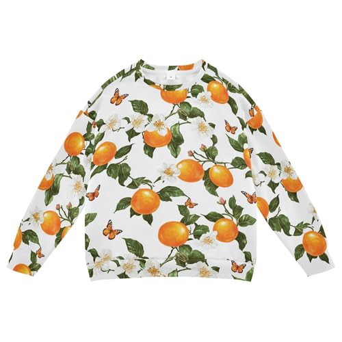 JUNZAN Beauty Naranjilla Fruit White Kids Boys Sweatshirts Hoodies Fleece Hoodie for Boys Camping 4T