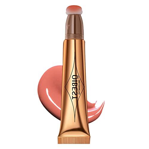 Stylo Contouring Léger Blush Surligneur, Bâton Surligneur Blush Liquide Pour Joues, Bâton De Maquillage 3 En 1, Face Contour Wand With Cushion Applicator, Contouring Creme (6 Couleurs)